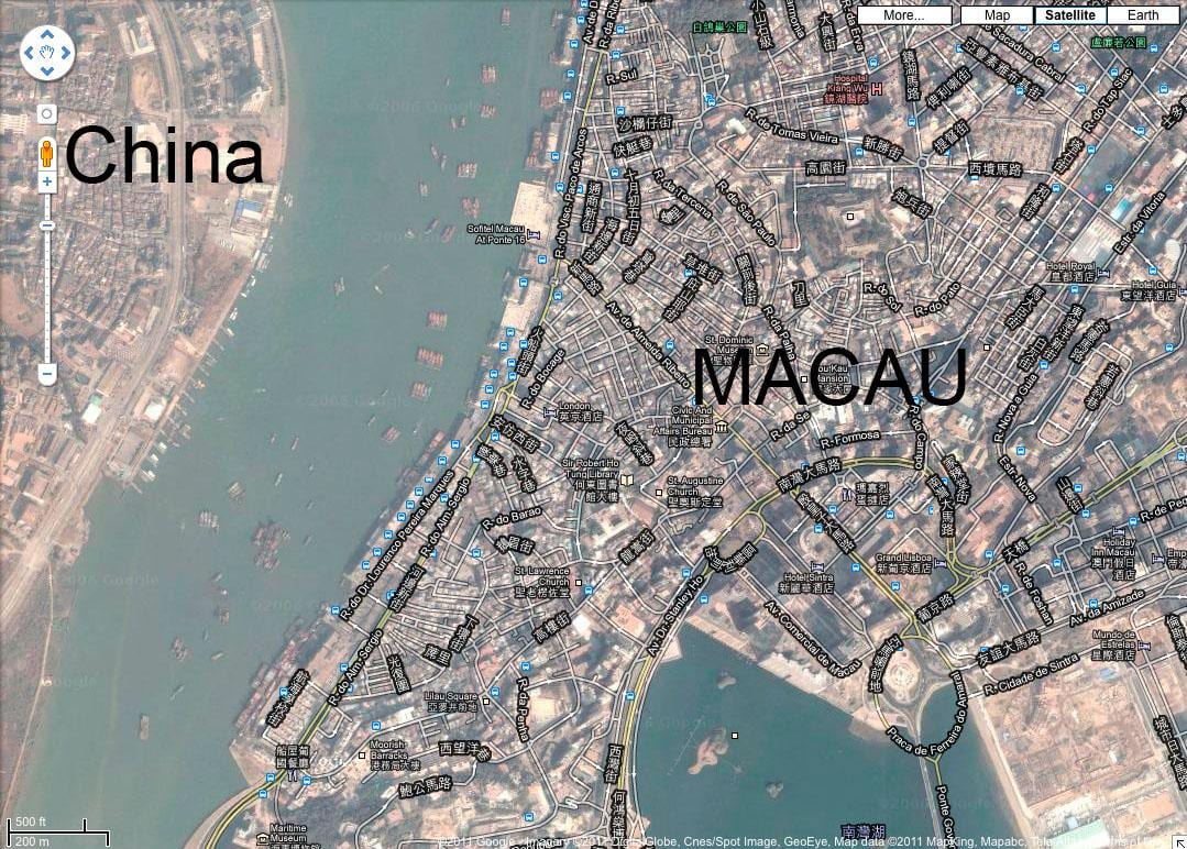 지도 san malo 마카오