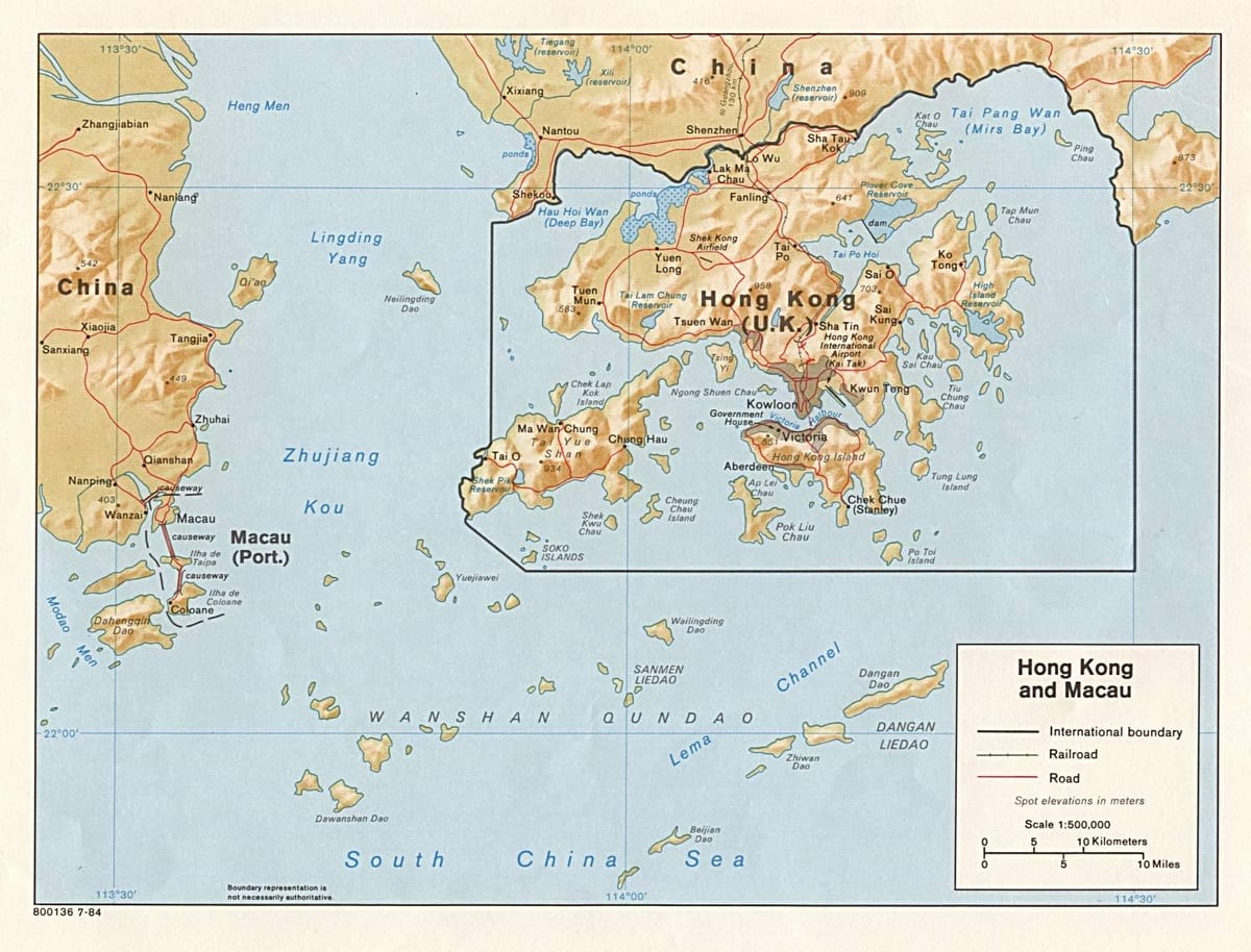 지도의 바라는 마카오