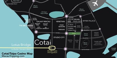 지도 cotai Macau