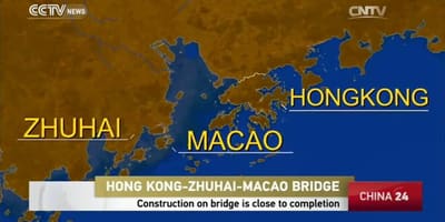홍콩 마카오 bridge 지도